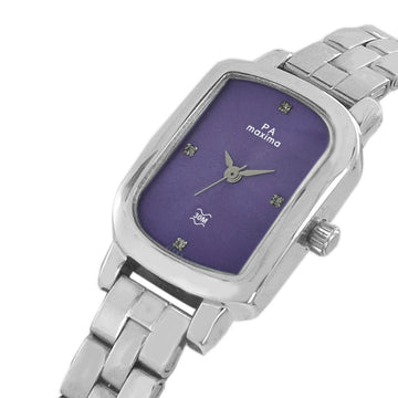 Maxima E-CO Women Purple Dial Analogue Watch - 40497CMLI